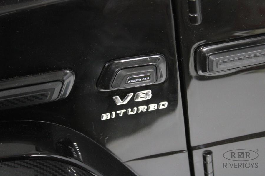 Детский электромобиль RiverToys Mercedes Benz G63 Y777YY черный