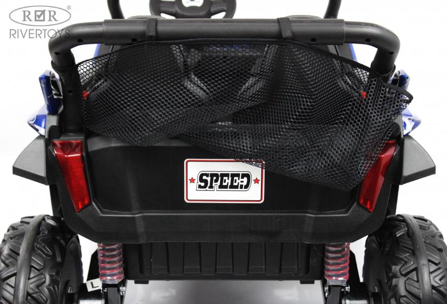 Детский электромобиль RiverToys T777TT 4WD синий Spider