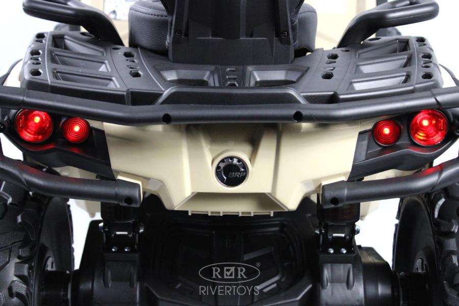 Детский электроквадроцикл RiverToys BRP Can-Am Outlander (Y888YY) хаки