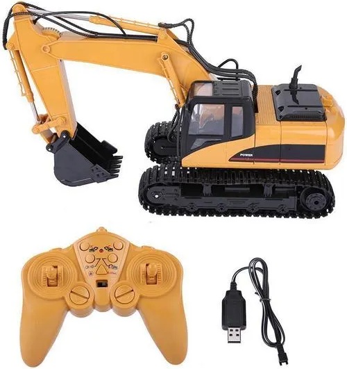 Радиоуправляемая модель экскаватор Hui Na Toys масштаб 1к14 (HN1550)