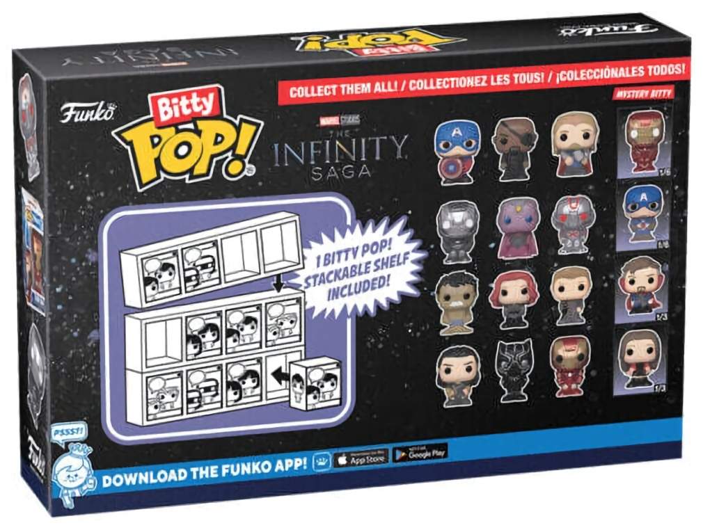 (CN) Фигурка Funko Bitty Pop! Marvel: Infinity Saga - Hulk 4-Pack (Hulk, Black Widow, Hawkeye)