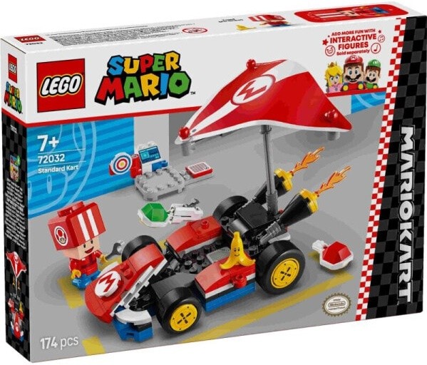 (EU) Игрушечное LEGO Super Mario Стандартный автомобиль (72032)