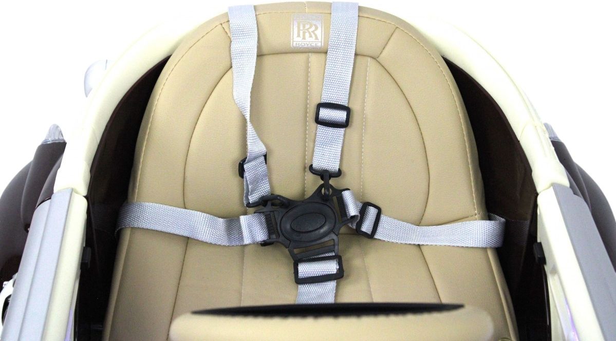 Детский электромобиль RiverToys Rolls-Royce (E444EE-RED-GLANEC) красный глянец