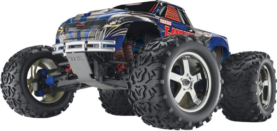 Радиоуправляемая модель монстр Traxxas T-Maxx 3.3 Nitro 4WD RTR 1к10 TQi (BT-model) (TRA49077-3-B)