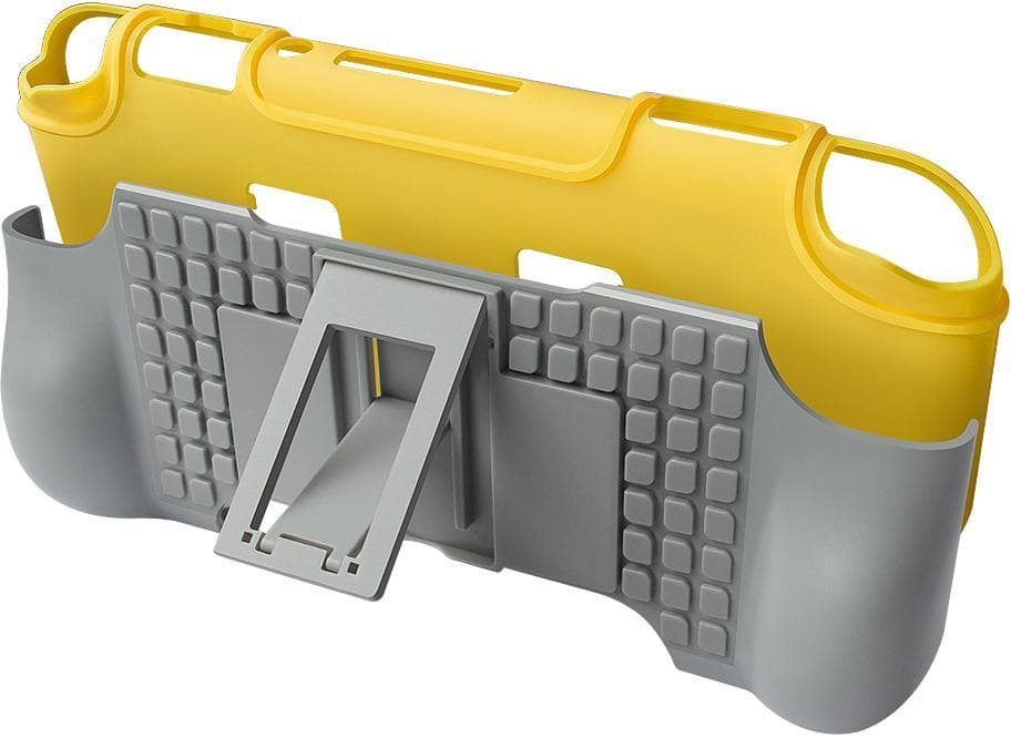 Защитный чехол MIMD (жёлтый) + подставка для Nintendo Switch Lite