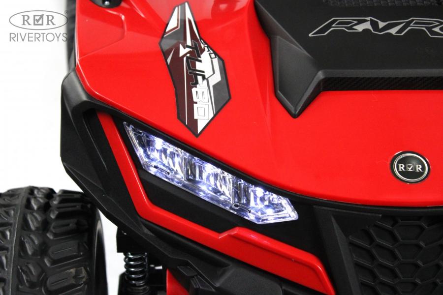 Детский электромобиль RiverToys C555CC красный