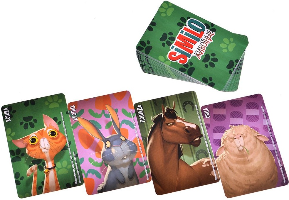 (EU) Настольная игра Hobby World Similo: Животные