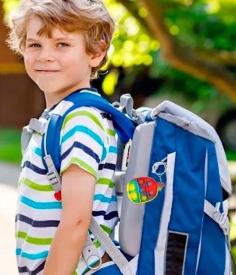 Брелок-игрушка POP IT Машинка (7х4см) антистресс (тактильная, сенсорная)