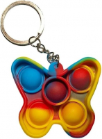 Брелок-игрушка POP IT Бабочка антистресс (тактильная, сенсорная)