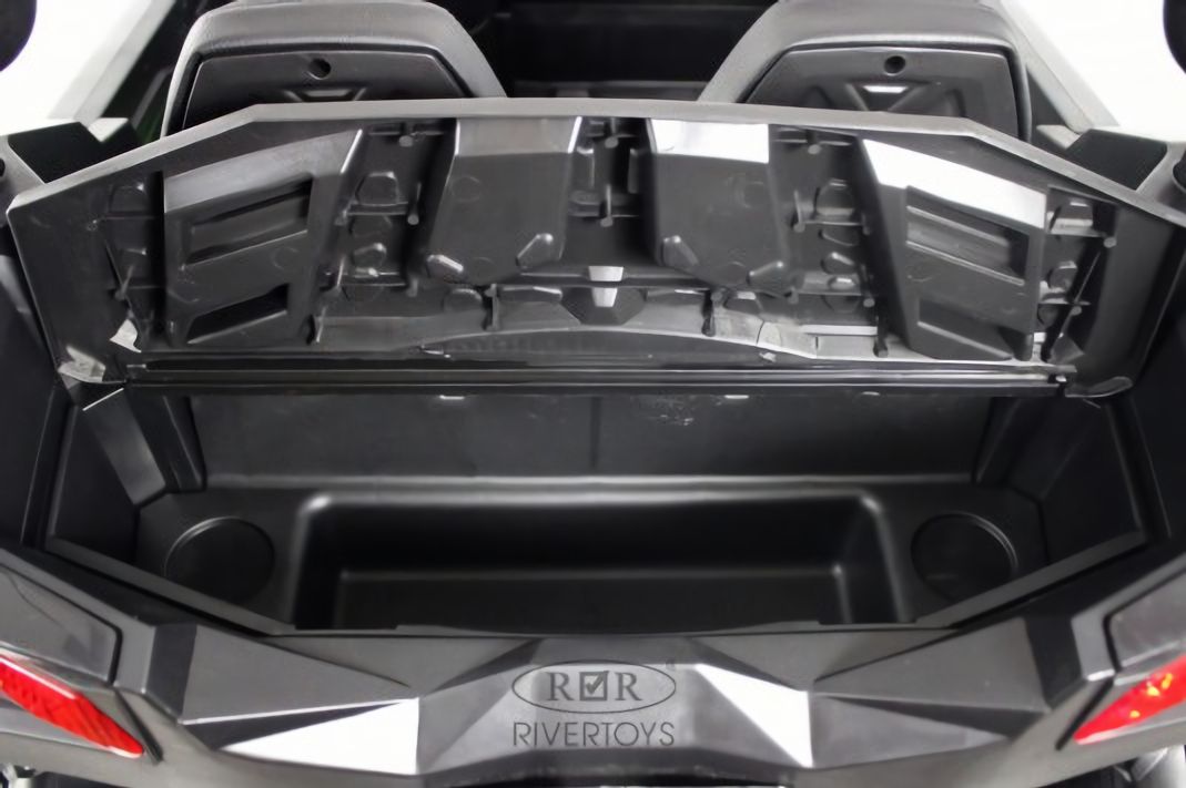 Детский электромобиль X707XX бело-оранжевый