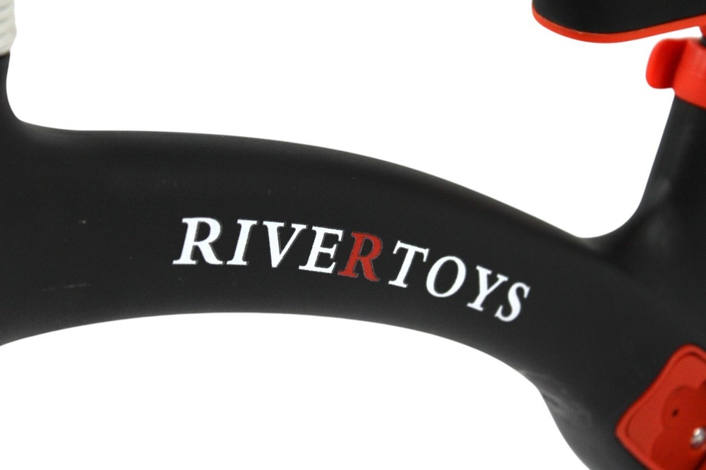 Детский беговел RiverToys (HB-001) (черный)