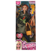 Кукла 29 см София, руки и ноги сгиб, демисезон, акс, кор КАРАПУЗ в кор.24шт 66001-F7-S-BB