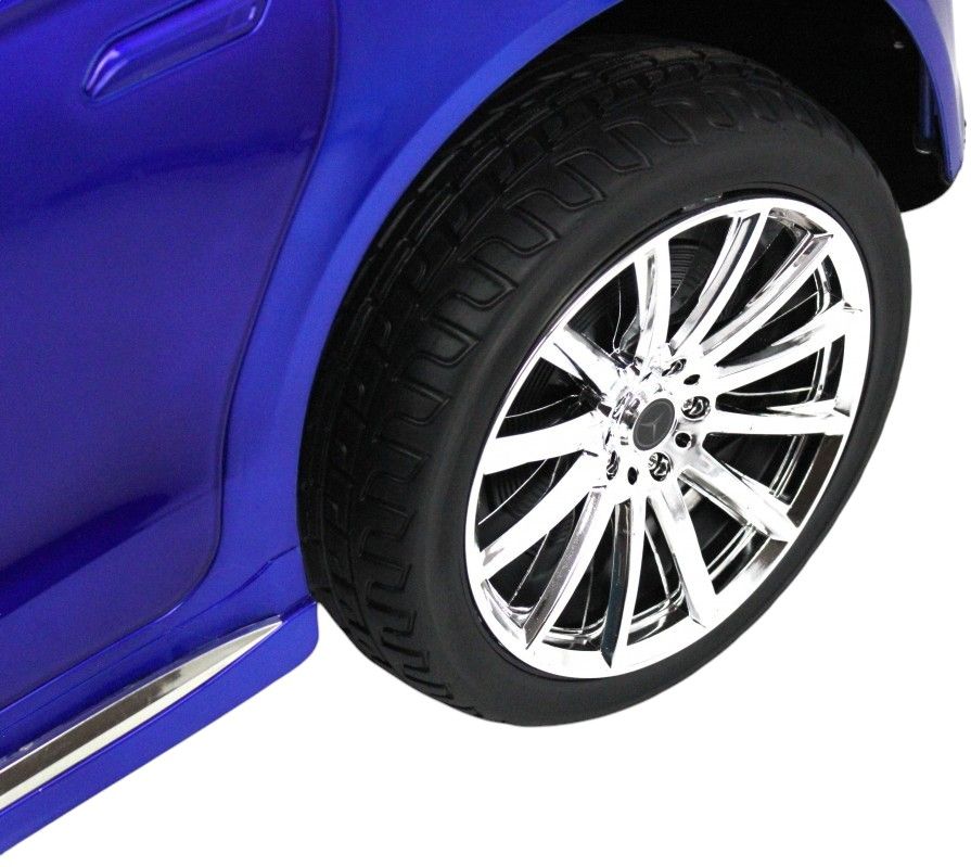 Детский электромобиль RiverToys (М333БХ-BLUE-GLANEC) синий глянец