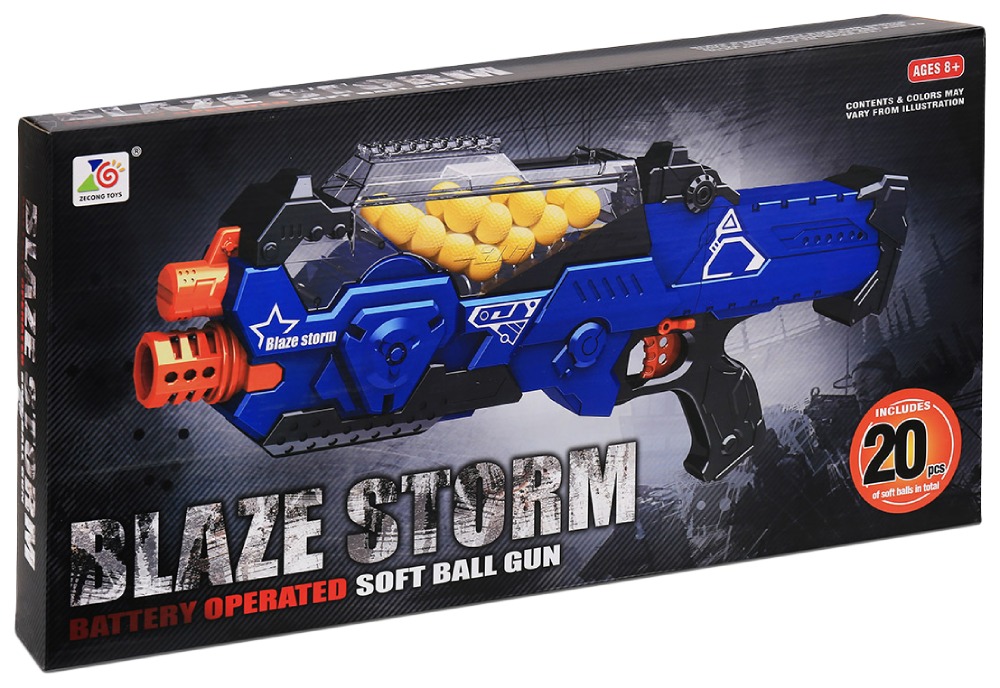 Автомат Blaze Storm с мягкими пулями, Zecong Toys ZC7109