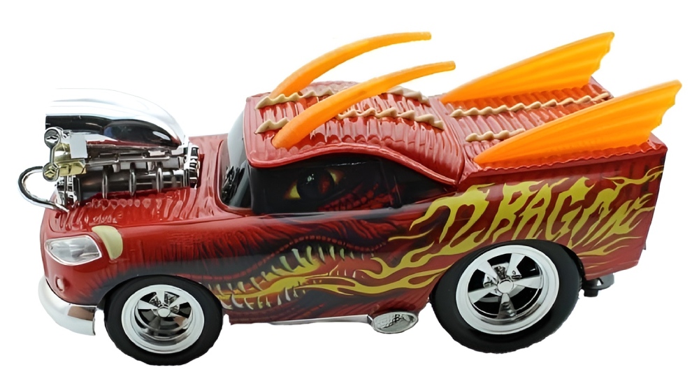 Машина Дракон на Р/У из серии Muscle Сar Wangfeng с гоночным Мотором 1/16 свет, звук