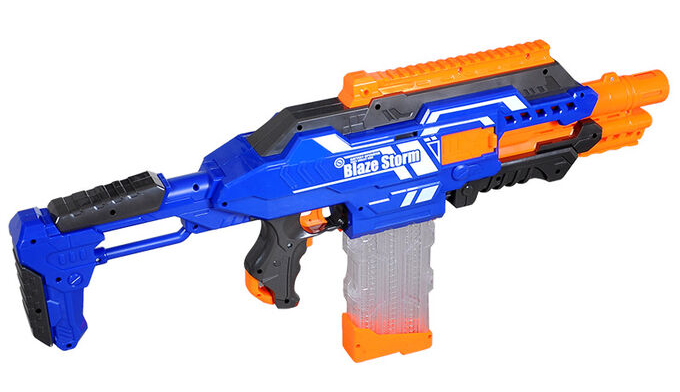 Автомат Blaze Storm с мягкими пулями на батарейках, Zecong Toys ZC7101
