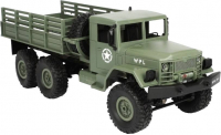 Радиоуправляемая модель WPL военный грузовик 6WD (1к16) KIT зеленый (B-16KM-G)