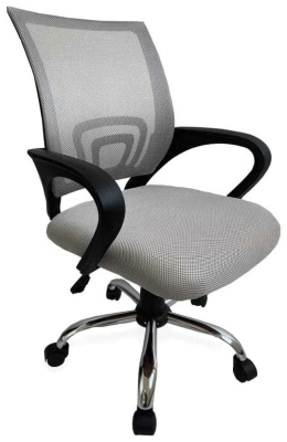 (EU) Офисное кресло Equip 651015 эргономичное, Серое