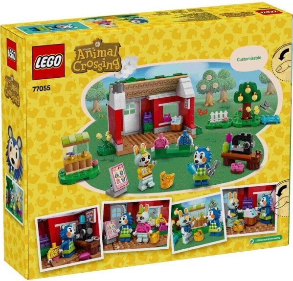 (EU) Конструктор LEGO Animal Crossing Магазин одежды сестёр Эйбл (77055)