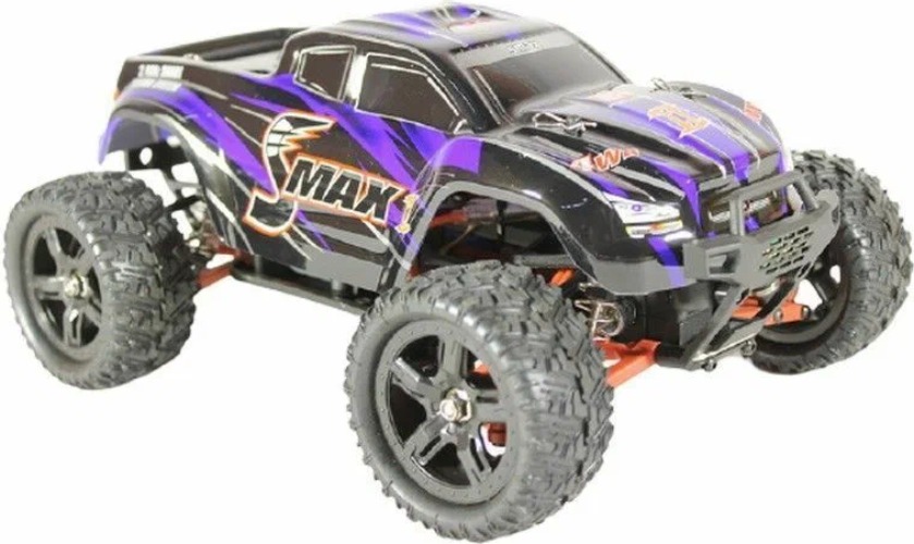 Радиоуправляемая модель Remo Hobby монстр SMAX Brushless UPGRADE V2.0 4WD (1к16) синий (RH1635UPGV2-BLUE)