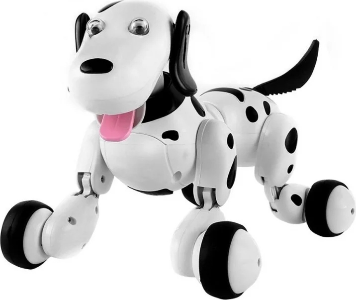 Радиоуправляемая робот Happy Cow собака Далматинец Smart Dog (777-338-Bl) (чёрнно-белый)