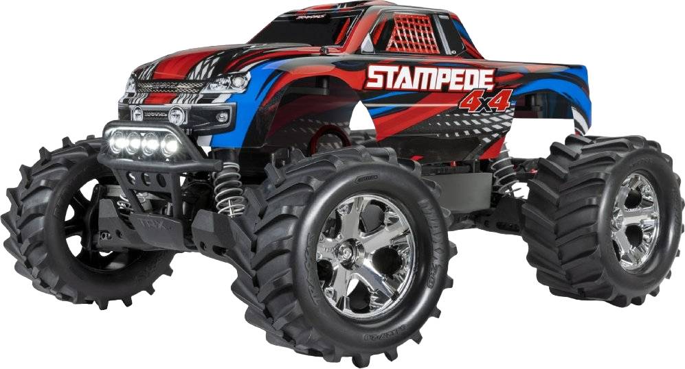 Радиоуправляемая модель монстр Traxxas Stampede 4x4 RTR 1к10 TQ Fast Charger (TRA67054-61-R)