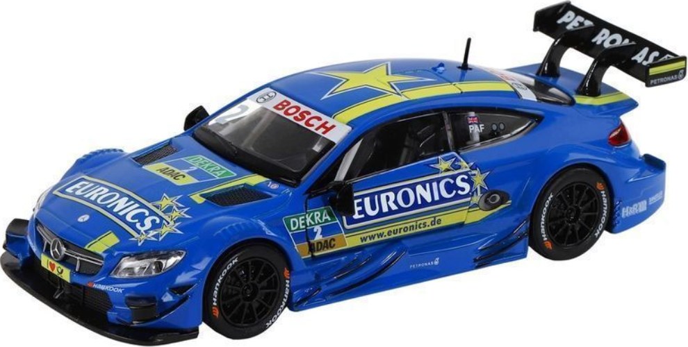 Машина АВТОПАНОРАМА Mercedes-AMG C 63 DTM (синий) (JB1251325)