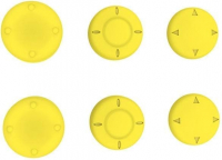 6 накладок на стики для контроллеров Joy-Con (жёлтый) Nintendo Switch Lite