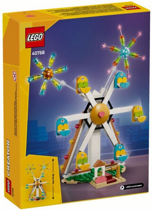 (EU) Конструктор LEGO Creator Колесо обозрения с фейерверком (40758)