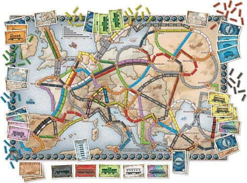 Настольная игра Hobby World Ticket to Ride: Junior (Билет на поезд): Европа (1867)