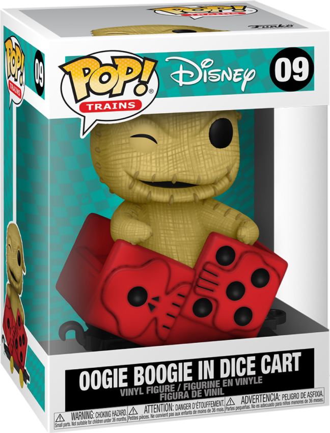 Фигурка Funko POP! Vinyl: Trains Disney NBC: Oogie Boogie in Dice Cart (50632)