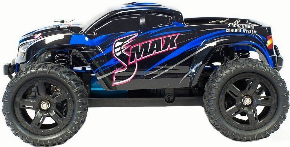 Радиоуправляемый монстр Remo Hobby SMAX Brushless (синий) 4WD 2.4G 1/16 RTR (E591-003)