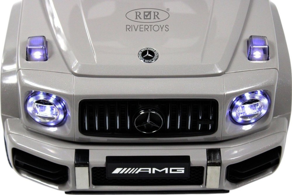 Детский толокар Mercedes-Benz G63 RiverToys (Z001ZZ-D) (серый бриллиант)