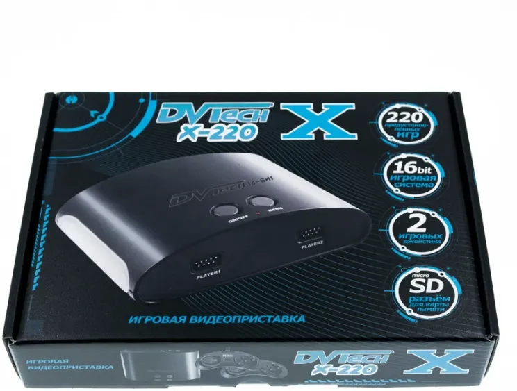 Игровая приставка 16-бит DVTech X 220 игр