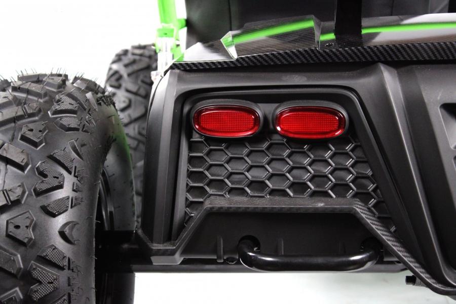 Детский электромобиль RiverToys A999AA зеленый карбон