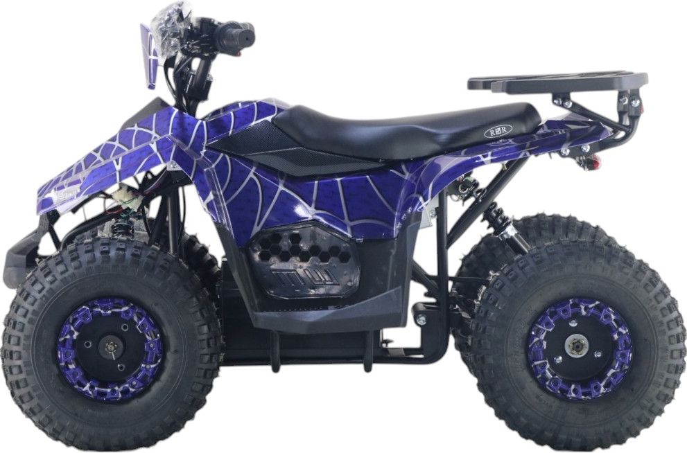 Детский электроквадроцикл RiverToys (LEON-48V-BLUE-SPIDER) синий спайдер