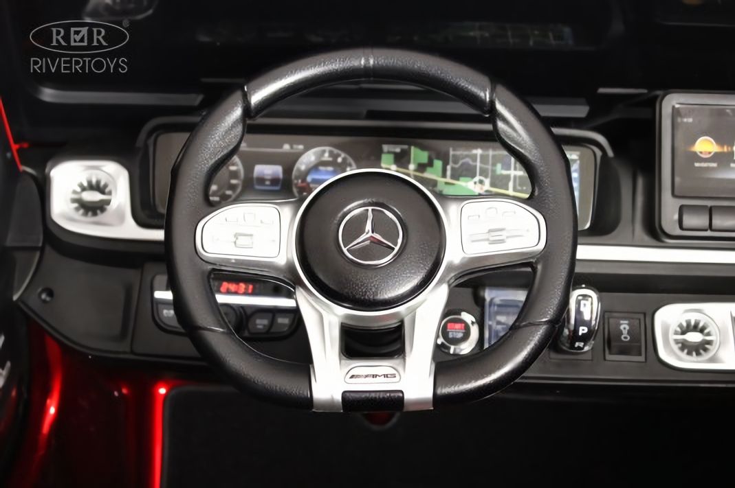 Детский электромобиль Mercedes Benz G63 Y777YY красный глянец