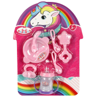 Набор аксессуаров 7 предметов: погремушка, бутылка, соска, тарелка, ложки КАРАПУЗ в кор.2*48шт B1885319-RU