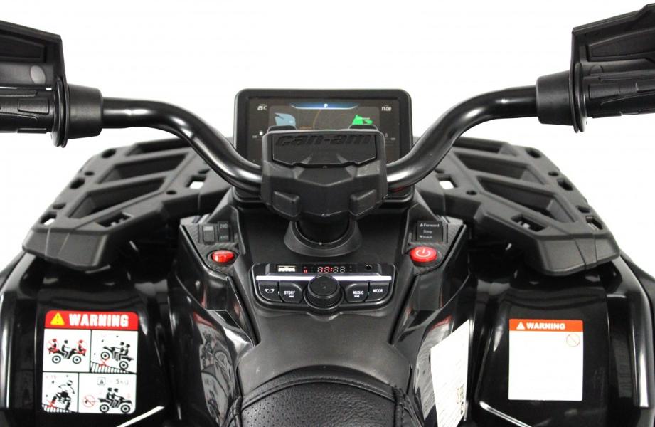 Детский электроквадроцикл RiverToys BRP Can-Am Outlander (Y888YY) черный