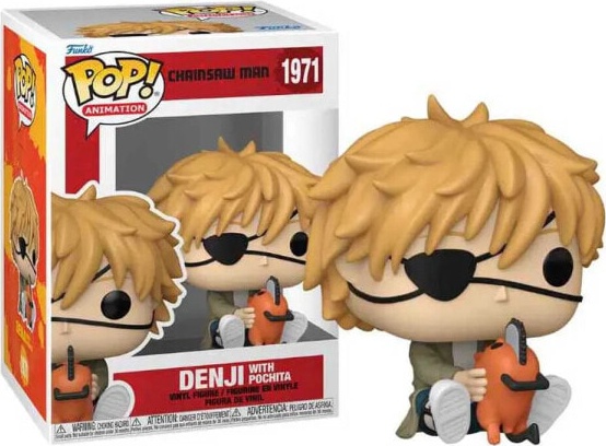 (EU) Фигурка Funko POP! Animation: Denji with Pochita (1971)