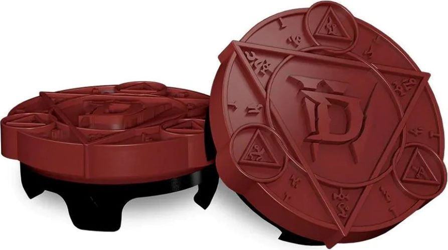 2 средние накладки на стики KontrolFreek Diablo IV для геймпада Microsoft XBOX One/Series (красные)