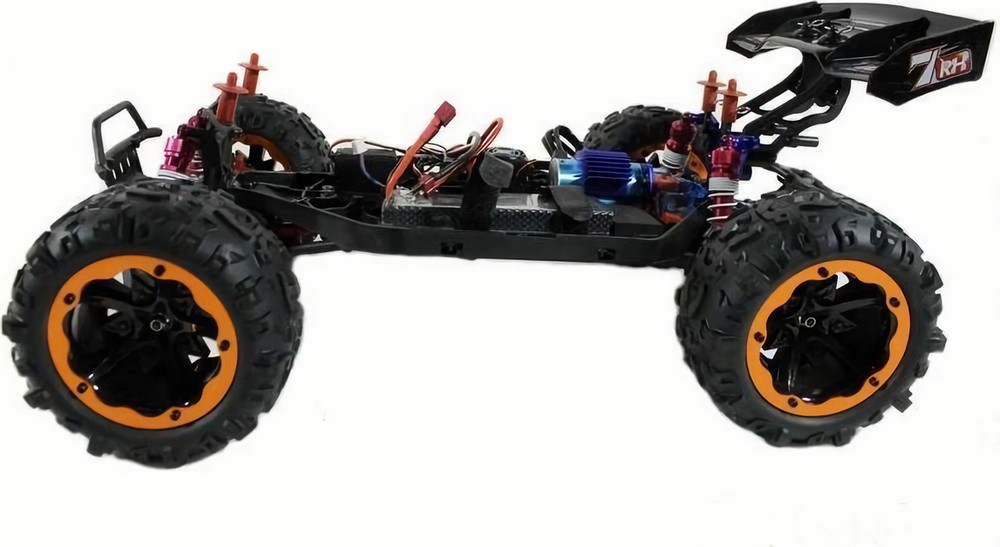 Радиоуправляемая трагги Remo Hobby EVO-R Brushless (зеленая) 4WD 2.4G 1/8 RTR (E666-003)