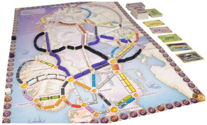 Настольная карточная игра Hobby World Ticket To Ride: Северные страны (1702)