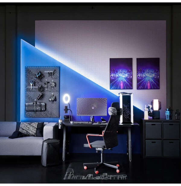 (EU) Игровое кресло HUVUDSPELARE, 198160634, Серое