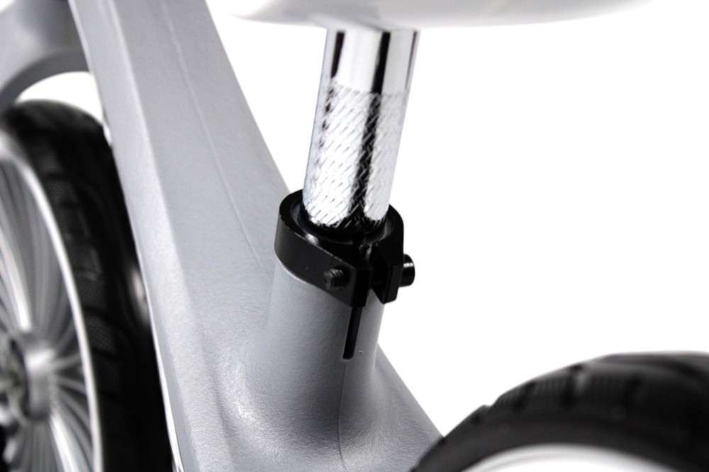 Детский беговел RiverToys (HB-007-12) (серый)