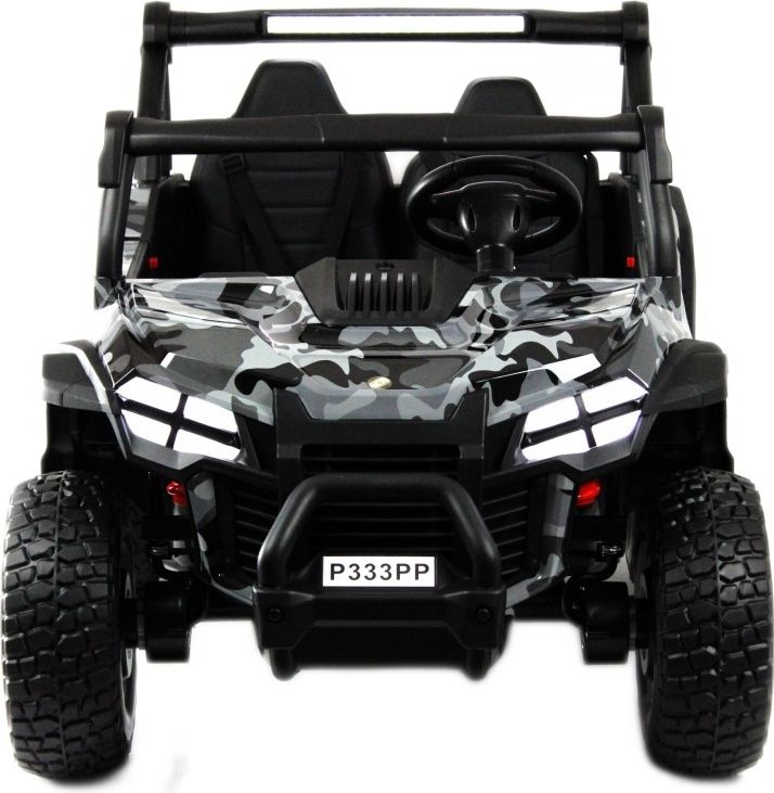 Детский электромобиль RiverToys P333PP (Buggy) серый камуфляж