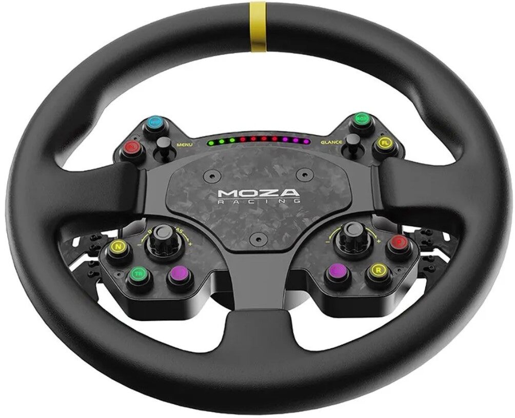 Съемное рулевое колесо MOZA RS V2 Steering Wheel Leather RS25