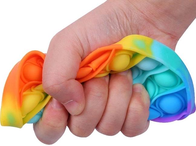 Игрушка POP IT Ананас (10х16см) антистресс (тактильная, сенсорная)