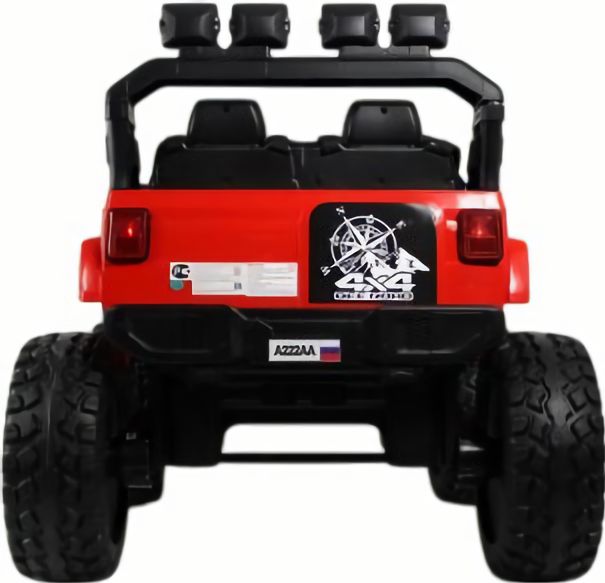 Детский электромобиль Jeep A222AA красный