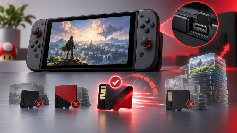Как выбрать microSD Express для Nintendo Switch 2 — объём, скорость и совместимость
